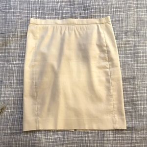 JCrew Cream Pencil Skirt - Size 4